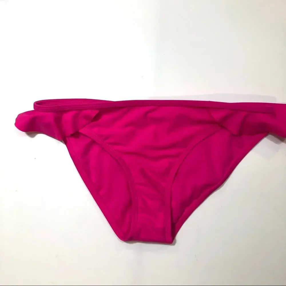 California Waves Ruffle Hipster Bikini Swim Bottom